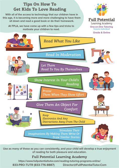 Tips To Help Your Child Learn To Like Reading Full Potential Learning