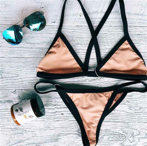 Pin By Dana Brebber On Summer ☀ Fashion Strappy Bathing Suit Bikinis Summer Fashion