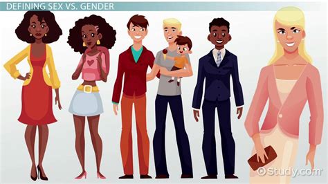 Sex Gender In Society Differences Characteristics Lesson
