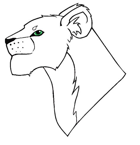 Lioness Lineart By Sillyhorse101 On Deviantart