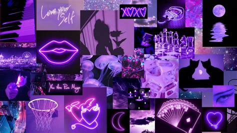 Purple And Black Aesthetic Background Laptop Purple Aesthetic Tumblr