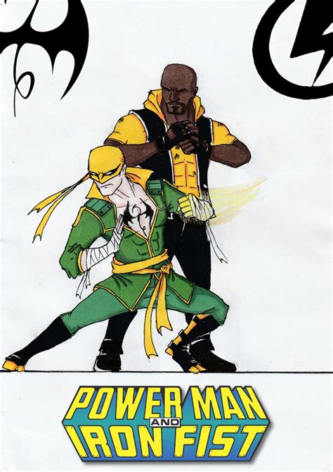 Iron Fist And Luke Cage Redesign By Julalesss On Deviantart