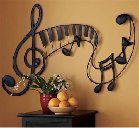 Top 20 Of Metal Music Notes Wall Art