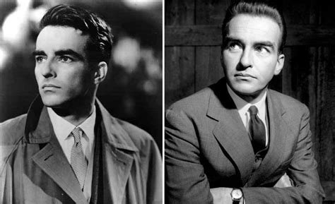 Montgomery Cliftbefore And After The Car Accident In 1956