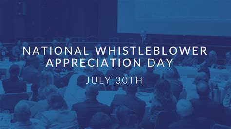 National Whistleblower Day United States