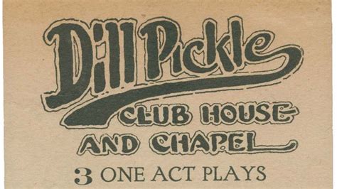 Dill Pickle Club History And Facts Britannica