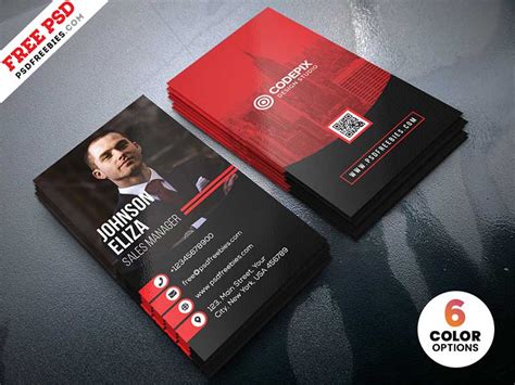 Modern Corporate Business Cards Design Psd Graphicslot