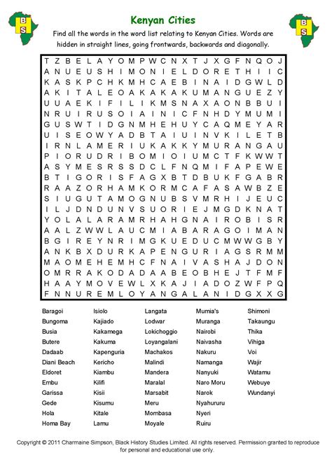 4 Best Images Of Black History Word Search Puzzle