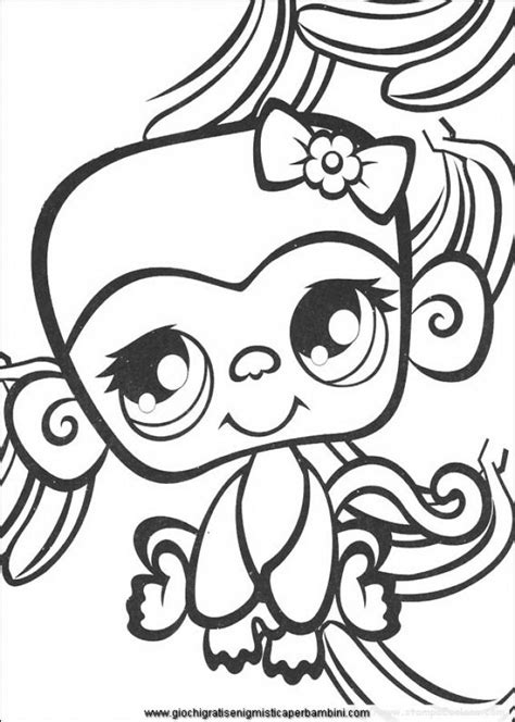 Puppy 1 0 colouring pages clip art miscellaneous. Littlest Pet Shop girly monkey cute coloring pages free to ...