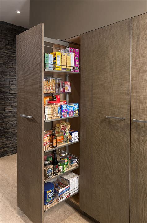 Tall Pull Out Pantry As Shown In The Universal Elements Kitchen By