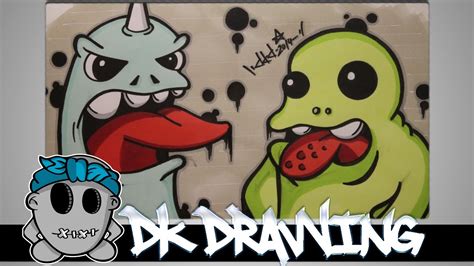 How To Draw Graffiti Character 11 Dkd Graffiti Character Update Youtube
