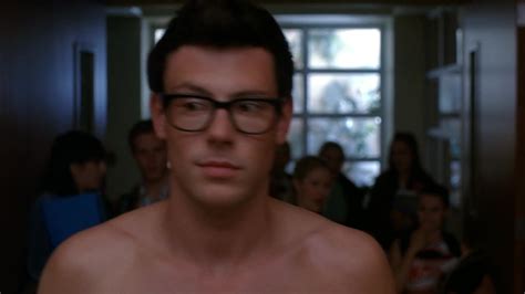 Auscaps Cory Monteith Shirtless In Glee 2 05 The Rocky Horror Glee Show