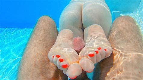 Ginger Mermaid Underwater Footjob Pov Perfect Soles Long Toes Red Nails