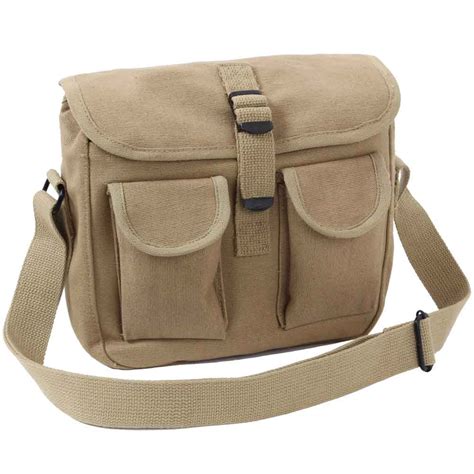 Military Style Bag Plain Canvas Crossbody Bag Legendary Usa