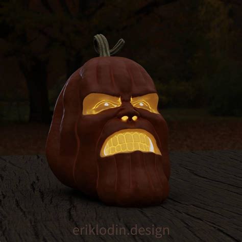 Thanos Pumpkin By Eriklodin On Deviantart