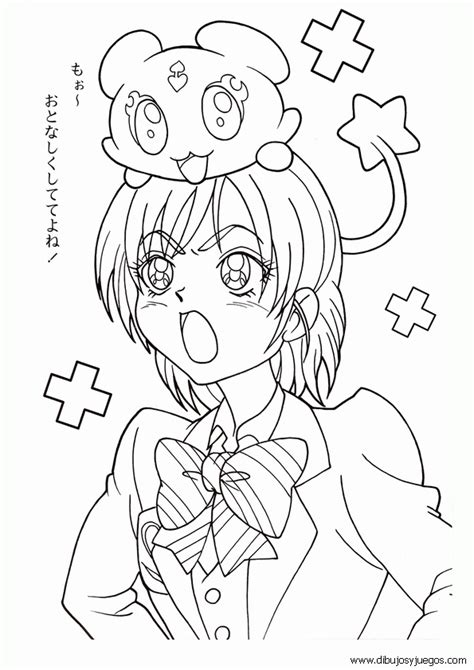Dibujos De Pretty Cure 012 Dibujos Y Juegos Para Pintar Y Colorear