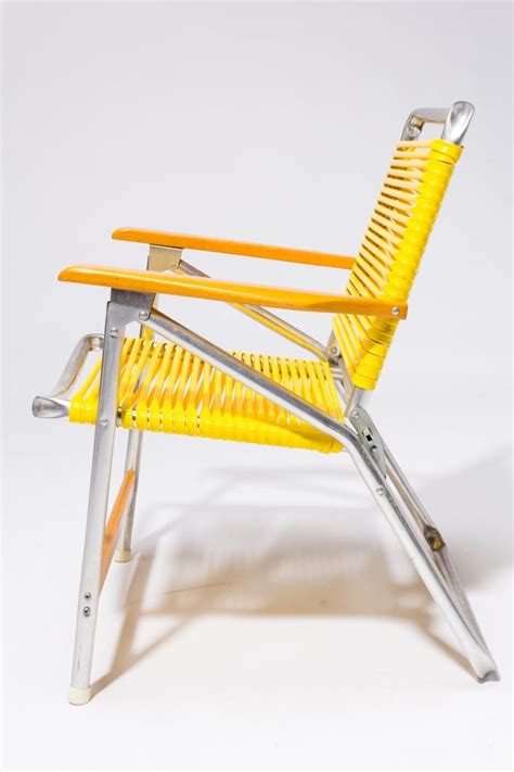 Ch619 Sunshine Yellow Beach Chair Prop Rental Acme Brooklyn