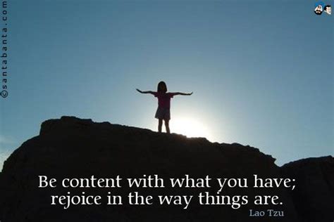 Be Content With What You Have Rejoice In The Way Things Are