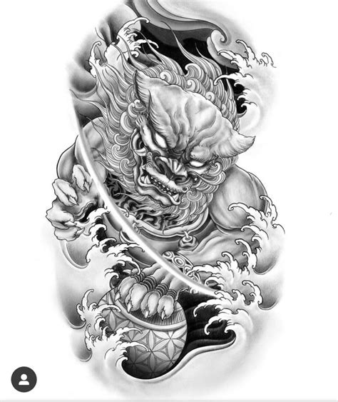 Foo Dog Tattoo Design Artofit