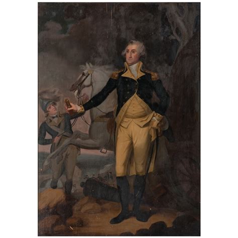 John Trumbull A Portrait Of George Washington Standing In The