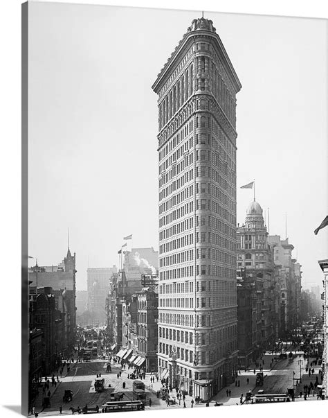 The Flatiron Building In New York City 1903 Wall Art Canvas Prints
