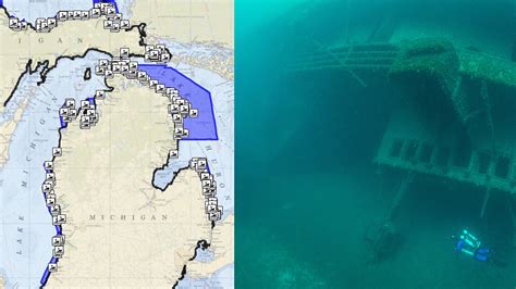 New Interactive Great Lakes Map Reveals Shipwrecks Around Michigan