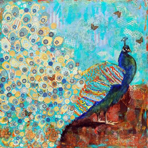 Stunning Peacock Painting Mixed Media Artwork For Sale On Fine Art Prints