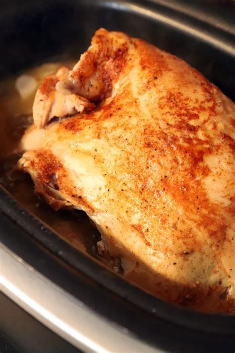 3 ingredient crock pot roasted turkey for the love of food