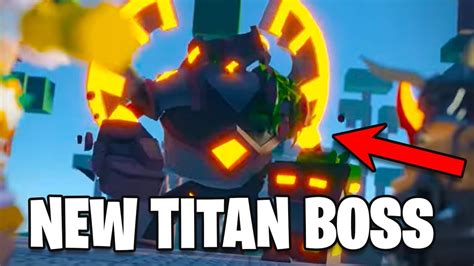 New Titan Boss Kit In Roblox Bedwars Youtube
