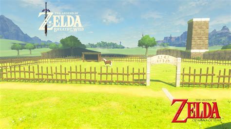 The Lon Lon Ranch In Botw Youtube