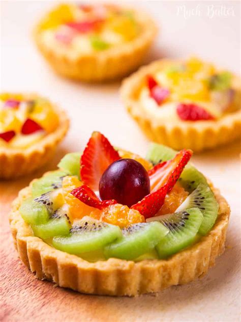 Fruit Pastry Cream Tart I Beautiful And Colorful Dessert Much Butter
