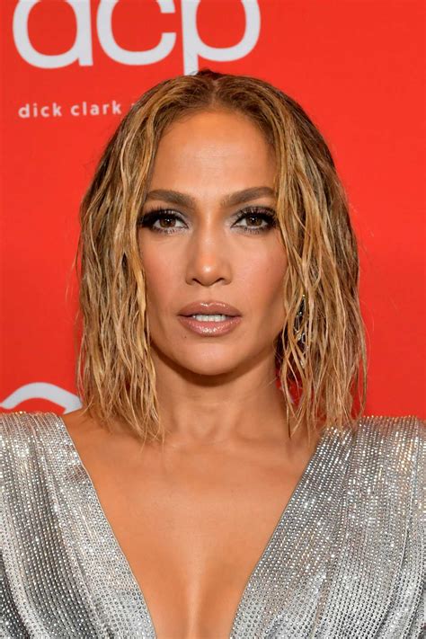 J.lo wore a sheer catsuit and new hairstyle. Jennifer Lopez Attends 2020 American Music Awards in Los ...