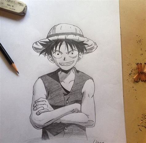 One Piece Animation Luffy Pencil Desenhos De Anime Desenhos