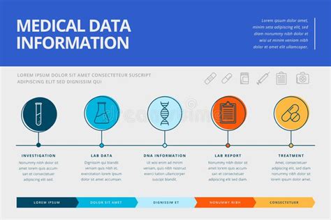 Medicine Health Care Data Infographic Design For Business Presentations