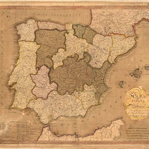 Mapa De España Y Portugal De Tomás López Re Flickr