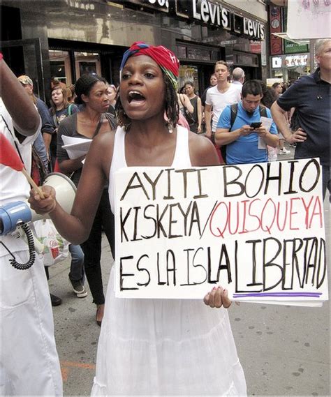 Protests Challenge Deportation Of Haitians Workers World