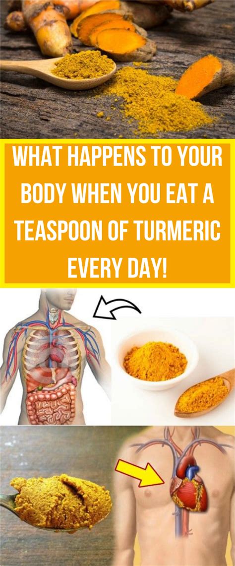 What Happens To Your Body When You Eat A Teaspoon Of Turmeric Every