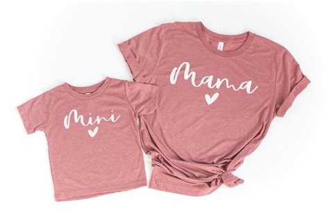 Mommy And Me Outfits Mama And Mini Shirts Mini Me Shirts Etsy