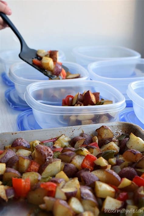 Preheat a grill or grill pan to medium heat. Meal Prep Roasted Potato Breakfast | The Schmidty Wife