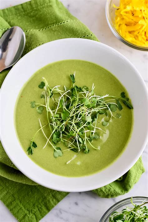 Vegan Broccoli Spinach Soup Paleo Gluten Free