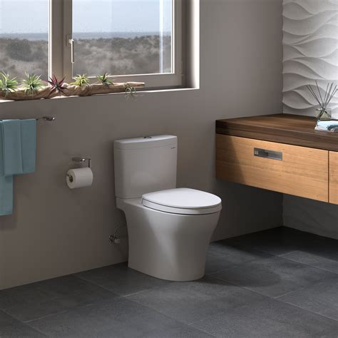 Toto Aquia® Dual Flush Elongated Two Piece Toilet With Tornado Flush