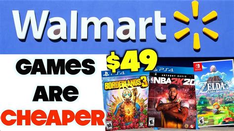 Buying Games From Walmart Is Cheaper Youtube