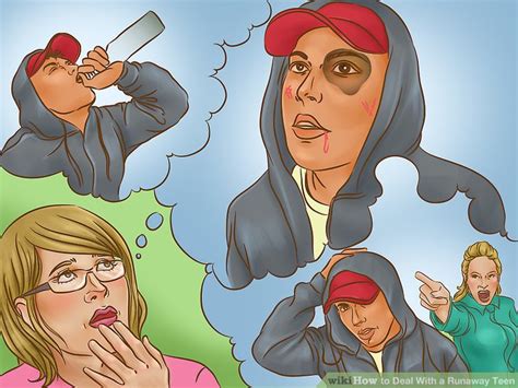 how to deal with a runaway teen 12 steps with pictures
