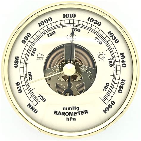 Barometer Ivory 90mm Weather Instruments Lets Make Time