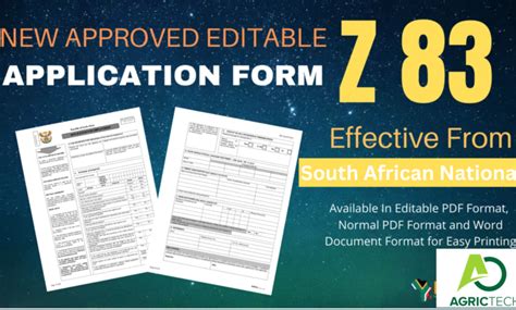 New Tips On Completing The Z83 Government Application Form South African Nationals