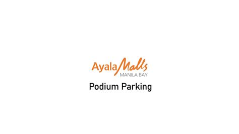Ayala Malls Manila Bay Podium Parking Youtube
