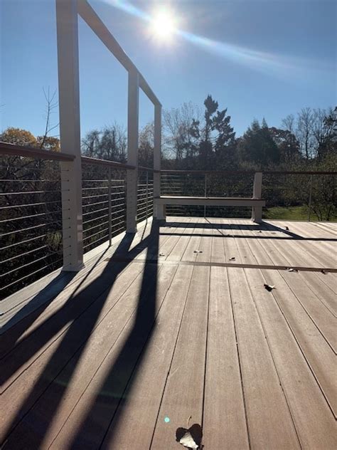 Deck With Feeney Cable Rail System
