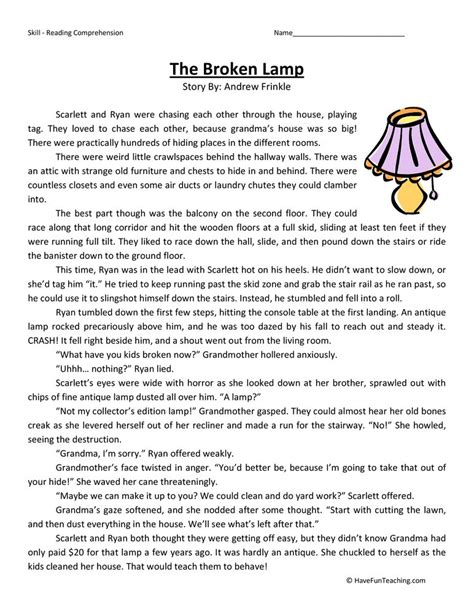 Short Stories For Third Graders Pdf