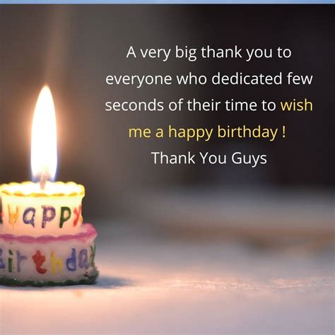 65 Best Thank You Messages For Birthday Wishes Quotes And 57 Off