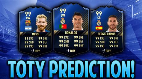 TOTY Předpověď!!!!!! - FIFA 17 - YouTube